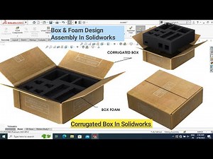 How To Design Packaging Box In Solidworks| Solidworks 2023 | #solidworks