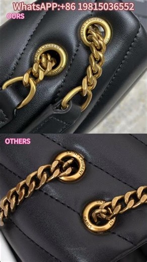 real vs fake a close look YSL SMALL LOULOU BAG#shorts#YSL #bag