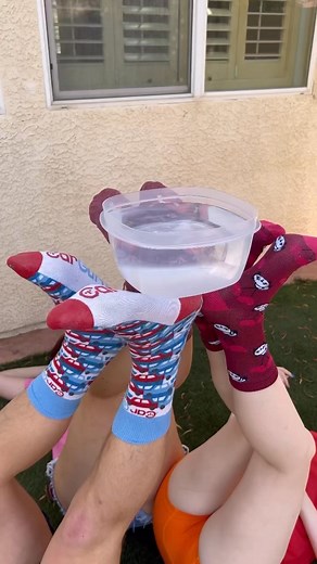 2.5K views | Water Bucket Foot Challenge #reels #game #fun This original video was produced by Network Media and Colleen Finazzo. | My Puzzling Life | Facebook