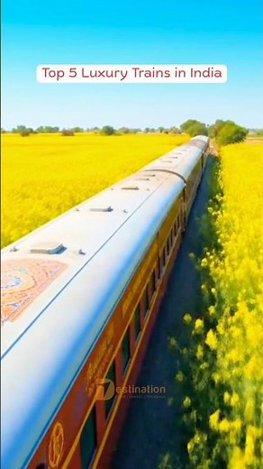 Top 5 Luxury Train Journeys in India 🇮🇳 | Royal Travel Experiences You Must Try #shorts