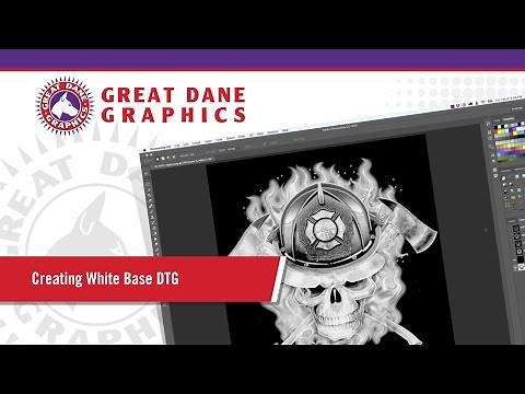 DTG Printing - Creating a White Under Base in Photoshop