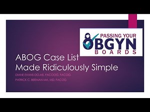 OB/Gyn Boards Case List Made Ridiculously Simple: Overview