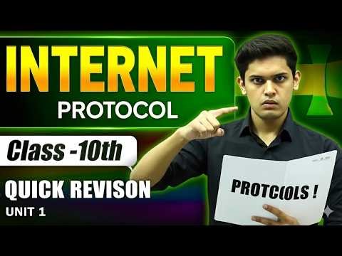 INTERNET || PROTOCOAL || QUICK REVISON || CLASS 10TH || UNIT 1