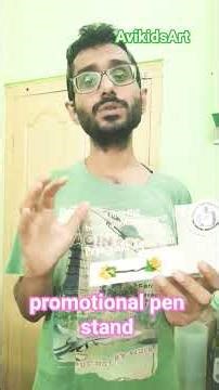 promotional pen stand making full video uploaded please see how to make it #pendisplay #customize