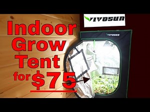 Vivosun Grow Tent Review, Setup and Unboxing (30"x18"x36") #vivosun
