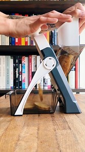 128K views · 642 reactions | If mandolines make you nervous, this one’s here to change that! Designed with a safety guard and feeder to keep your hands safe while slicing 凜勒 Get it on Amazon: https://amzlink.to/az0BxlIpVaB8r (We may make  from these links!) | Food Network | Facebook