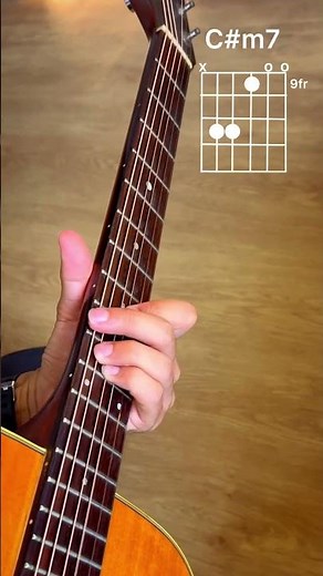 C#m7 Guitar chord 🎸 #shortsfeed #shortsviral #shortvideo #shorts