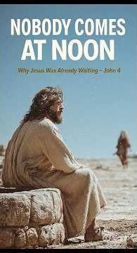 John 4 — Why Jesus And The Samaritan Woman Were Both Alone At Noon