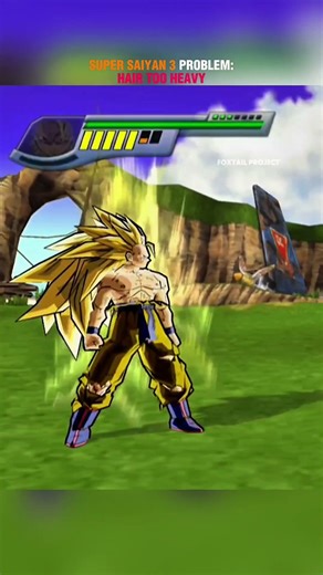 Goku Didn’t Get Stronger. His Hair Just Got HEAVIER 💀 #retrogaming #nostalgia #dragonballz #ssj3