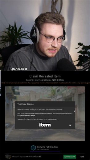 X-Ray Scanner Update 💀 #ohnepixel #cs2 #csgo #counterstrike #cs2update #update #germany #netherlands
