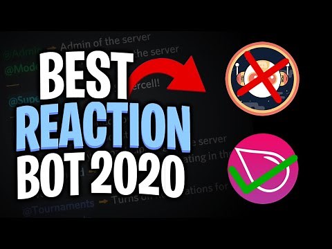 Best Reaction Role Bot In Discord 2020