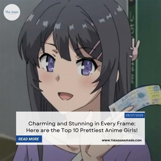 Charming and Stunning: Meet the Top 10 Most Beautiful Anime Girls of All Time