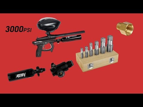 3000 psi compressed air tank how to adapt american NPT thread to G thread