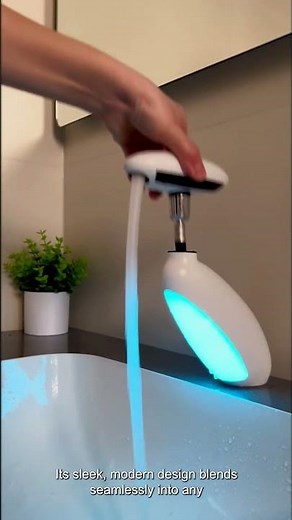 4 Mode LED Faucet with Waterfall & Color Changing Light – Smart Bathroom Upgrade #gadgets