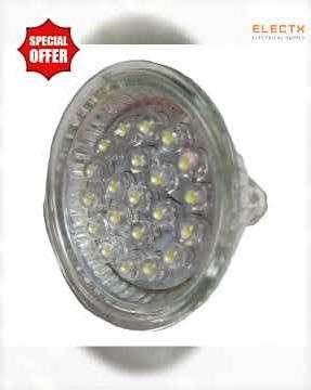 1W LED MR-16 GU5.3 220V Daylight 6500K (21LEDS)