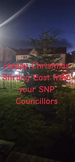 Happy Christmas Wishes from SNP Councillors in Stirling East