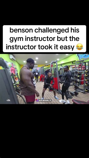 Benson's Funny Dance Challenge with His Gym Instructor