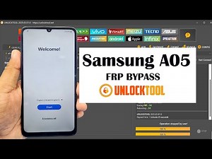 Samsung A05 SM-A055f FRP Bypass Unlock tool