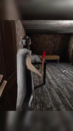 Granny: What fell there? Let's go take a look. 🫣 #grannyvsgrannygame #granny #ghostgame #grandpa