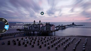 Local Adjustments with Graduated filters in PhotoLab 2 Apply Graduated Filters to balance the exposure in your image, add depth to the sky, or draw the eye to your subject by darkening or blurring surrounding areas. Just like the Control Points used with U Point technology, you can also use the multi-setting equalizer. | DxO