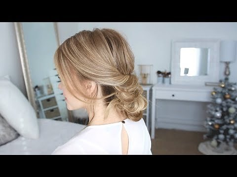 Aveda How-To | Holiday Party Elegant Low Bun Hairstyle Tutorial with Missy Sue