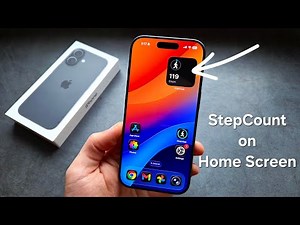 Any iPhone - How to Add Step Count on Home Screen