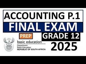 2025 ACCOUNTING PAPER 1 FINAL EXAMS NOVEMBER EXAM FINAL REVISION THUNDEREDUC GRADE 12 ACOUNT P.1
