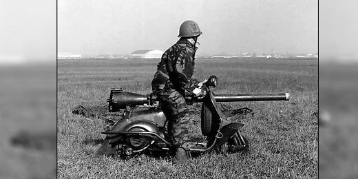 Let's Remember When French Paratroopers Once Used Bazooka Vespas in Combat