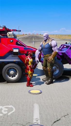 GTA V : Iron-man vs Thanos, who is richer | 292 | #shorts #youtubeshorts