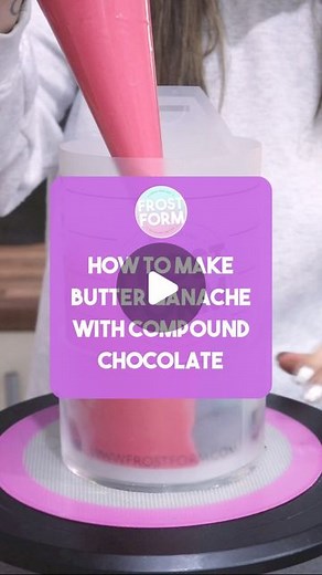 Frost Form® on Instagram: "Compound Chocolate Butter Ganache 😱💃🏽 We've only gone a cracked the recipe on how to make our incredible butter ganache recipe using compound chocolate 😍😍 Just use the same amounts as our butter ganache recipe on our site and follow this method 😁 It works with Almond Bark, decomelts, Meltems, Nestle and so many more compound chocolates ! 🎉🎉 For those who don't know, Compound chocolate is basically a chocolate made using veg fats instead of cocoa butter used in 