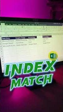 🔥Excel Useful Function 😎Index/Match Function In Excel #shorts #excel #exceltutorial #computer