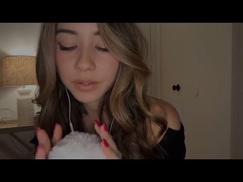 ASMR| lets chill together ✨Brushing you, mic scratching and mouth sounds 