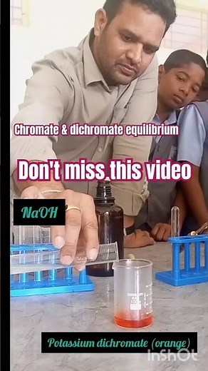 Chromate & dichromate equilibrium