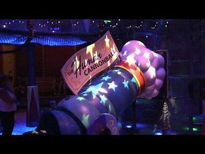 Dumbo the Flying Elephant Interactive Queue, POV Ride, Magic Kingdom Storybook Circus - Disney World