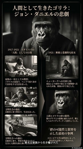 🦍人間として死んだゴリラ：ジョン・ダニエルの悲劇
