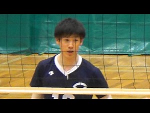 Haikyu - Yuki Ishikawa awesome spike&serve in All Japan Inter College 2016 Japan volleyball