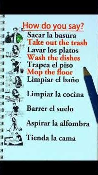 VOCABULARIO BÁSICO EN INGLÉS – APRENDE INGLÉS PARA PRINCIPIANTES 📖🇺🇸🤩 #ingles #aprenderingles