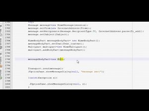 Java prog#91.JavaMail :Attach file with your Email Part 2