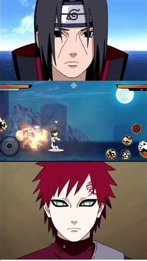 Anime Stickman Fight Game 🔥 Itachi Vs Gaara Fight Edit 🔥💀#shorts#viral#trending