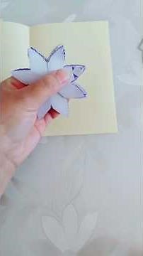 DIY Pop-Up Flower Card | Handmade Paper Flower Bouquet Inside Greeting Card 🌼