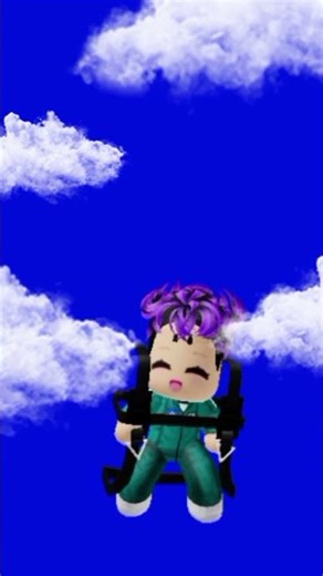 I used parachute to fly away during air crash #roblox