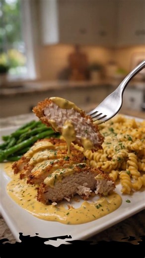 Baked Caesar Chicken with Creamy Garlic Parmesan Rotini