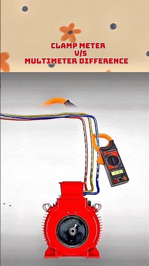 clamp metre and multimeter difference ⚡#electrical #electrician #youtube #short