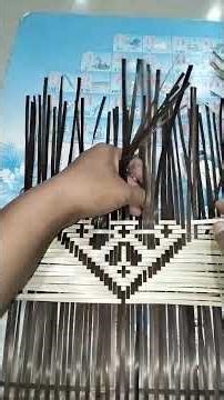 Weaving floral patterns #weavingfloralpatterns