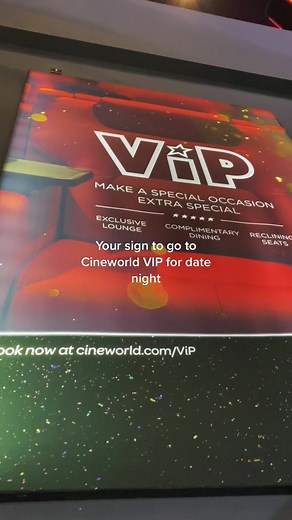 Cineworld VIP Date Night Experience: Unlimited Buffet & Recliner Seats
