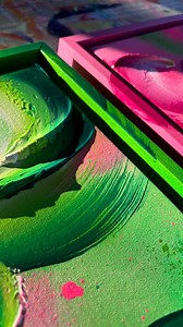 ‘Together We’re Unlimited’ and ‘Because I Knew You’ - two original artworks to celebrate the release of Wicked the movie! 🍿💚🩷 ‘Together We’re Unlimited’ and ‘Because I Knew You’ - like Elphaba and Glinda - are total opposites and represent the contrasting yet intertwined nature of the two. Each artwork features subtle hints and additions of the others signature colour palette and incorporates my distinctive swirling brushstrokes, reflecting the evolution and movement of their relationship thr