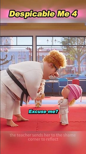 😤🥋Agnes Gets In Trouble With Strict Sensei O’Sullivan | Edith Roasts Karate Coach #despicableme4