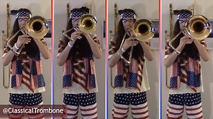One more day! Enjoy my arrangement of the anthem, with the alto trombone putting in the work!! | Christopher Bill