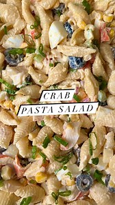 44K views · 3K reactions | Crab Pasta Salad featuring...
