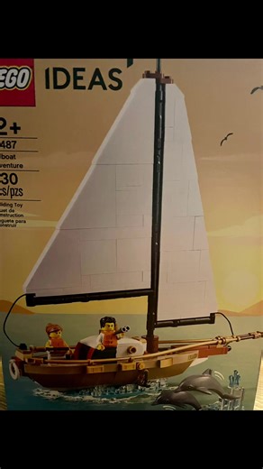 Such a cute little build. Sailboat Adventure 40487 #legotiktok #fypシ #lego #legotok #afol